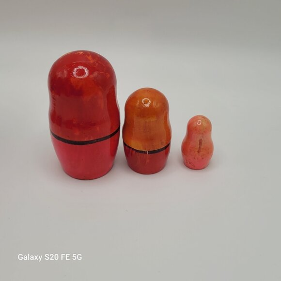 Vintage Large Matryoshka Stacking Nesting Doll 7 Pieces - Picture 11 of 16